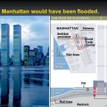 Below the level of the Hudson